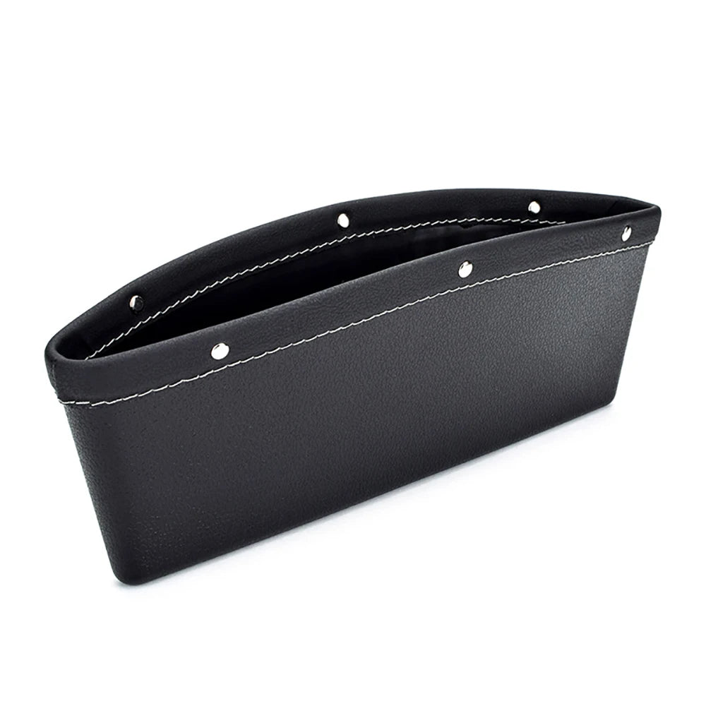 Car Seat Slit Gap Organizer Storage Pocket Multifunctional Driver Seat Catcher Cup Holder Car bag Car Accessories PU Leather