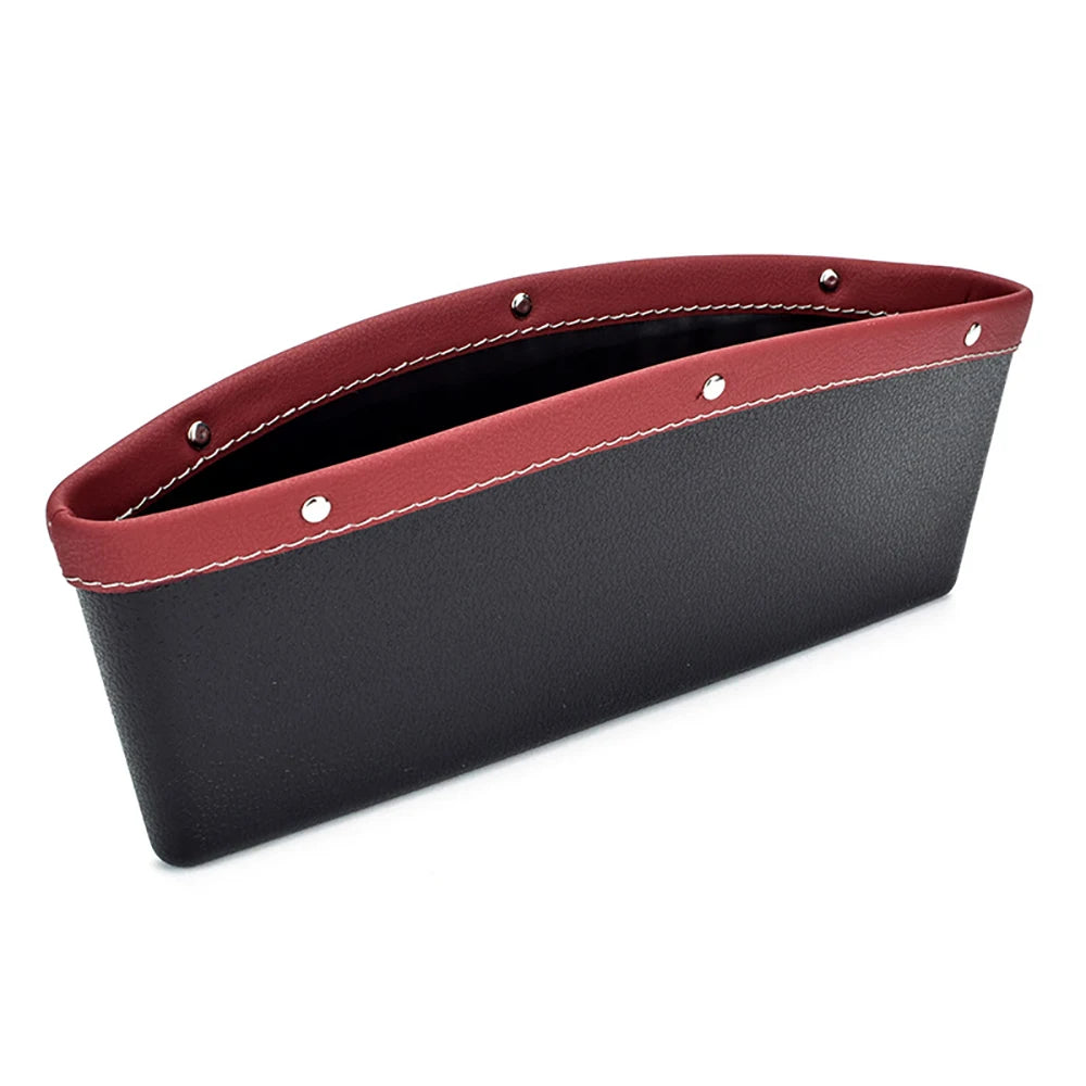 Car Seat Slit Gap Organizer Storage Pocket Multifunctional Driver Seat Catcher Cup Holder Car bag Car Accessories PU Leather